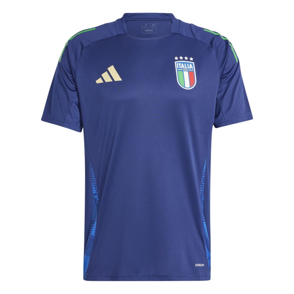 ADIDAS Maglia Calcio Italia Training Blu Azzurro Uomo S