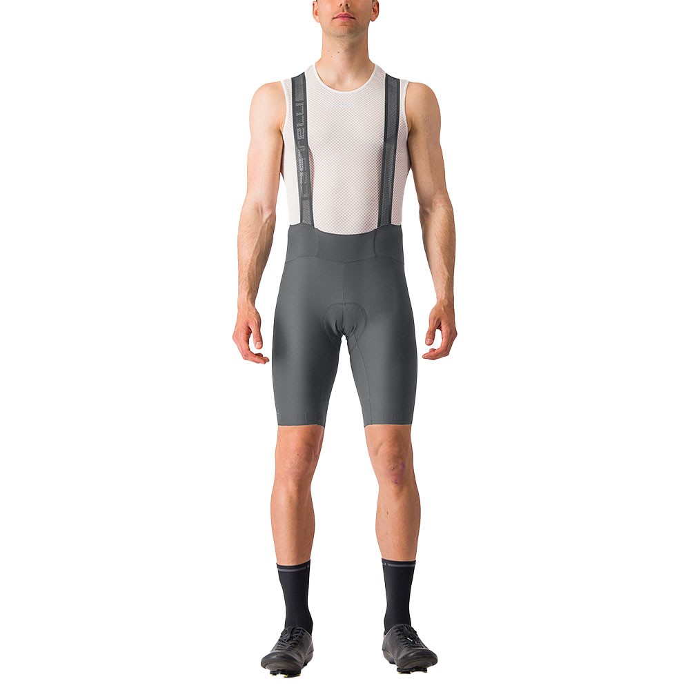 Castelli Salopette Ciclismo Espresso Grigio Uomo S