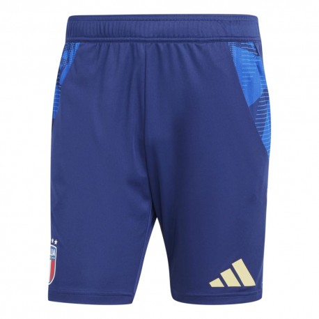 ADIDAS Pantaloncini Calcio Italia Training Blu Azzurro Uomo