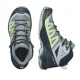 Salomon Mid X Ultra 360 Verde Grigio - Scarpe Trekking Donna