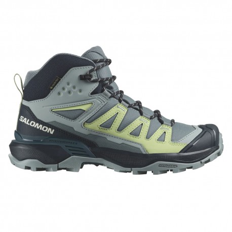 Salomon Mid X Ultra 360 Verde Grigio - Scarpe Trekking Donna