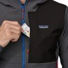 Patagonia Fleece R1 Techface Hoody Grigio Nero Uomo