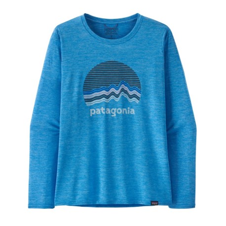 Patagonia Maglia Trekking Cap Cool Daily Graphic Azzurro Donna