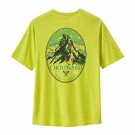 Patagonia T-Shirt Trekking Cap Cool Daily Graphic Giallo Uomo