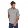 Patagonia T-Shirt Trekking Cap Cool Daily Graphic Grigio Uomo