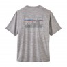 Patagonia T-Shirt Trekking Cap Cool Daily Graphic Grigio Uomo