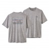 Patagonia T-Shirt Trekking Cap Cool Daily Graphic Grigio Uomo