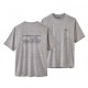 Patagonia T-Shirt Trekking Cap Cool Daily Graphic Grigio Uomo