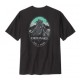 Patagonia T-Shirt Trekking Chouinard Crest Pocket Ink Nero Uomo