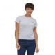 Patagonia T-Shirt Trekking P-6 Logo Responsabili-Tee Bianco Donna