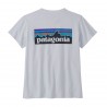 Patagonia T-Shirt Trekking P-6 Logo Responsabili-Tee Bianco Donna