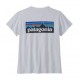 Patagonia T-Shirt Trekking P-6 Logo Responsabili-Tee Bianco Donna