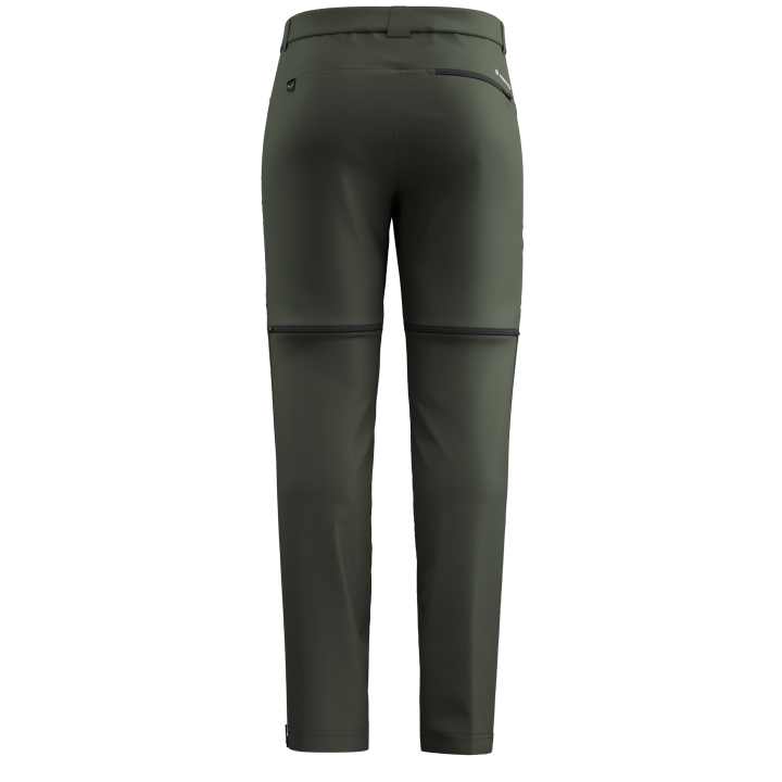 Salewa Pantaloni Trekking Puez Talveno 2In1 Dark Olive Uomo