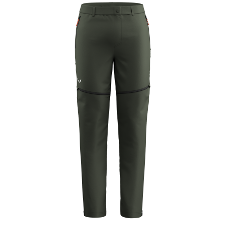 Salewa Pantaloni Trekking Puez Talveno 2In1 Dark Olive Uomo