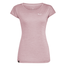 Salewa T-Shirt Trekking Puez Melange Rosa Donna