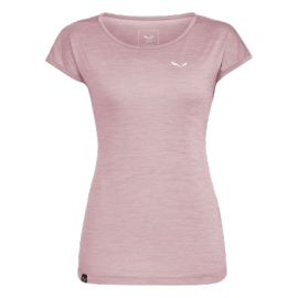 Salewa T-Shirt Trekking Puez Melange Rosa Donna