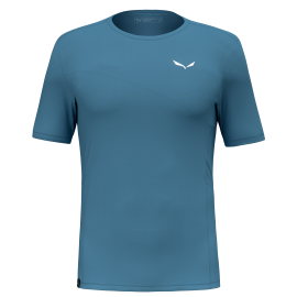 Salewa T-Shirt Trekking Sporty Azzurro Uomo