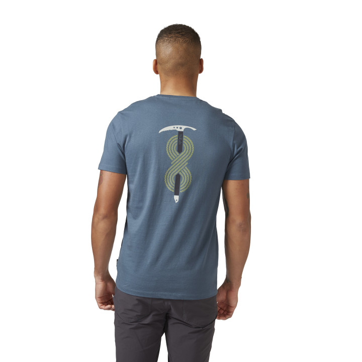 Rab T-Shirt Trekking Stance Axe Orion Blu Uomo