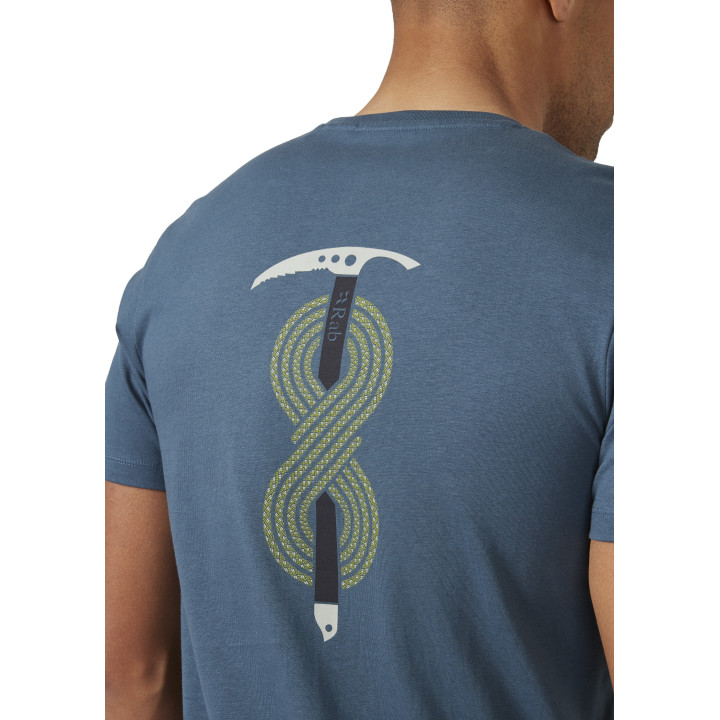 Rab T-Shirt Trekking Stance Axe Orion Blu Uomo