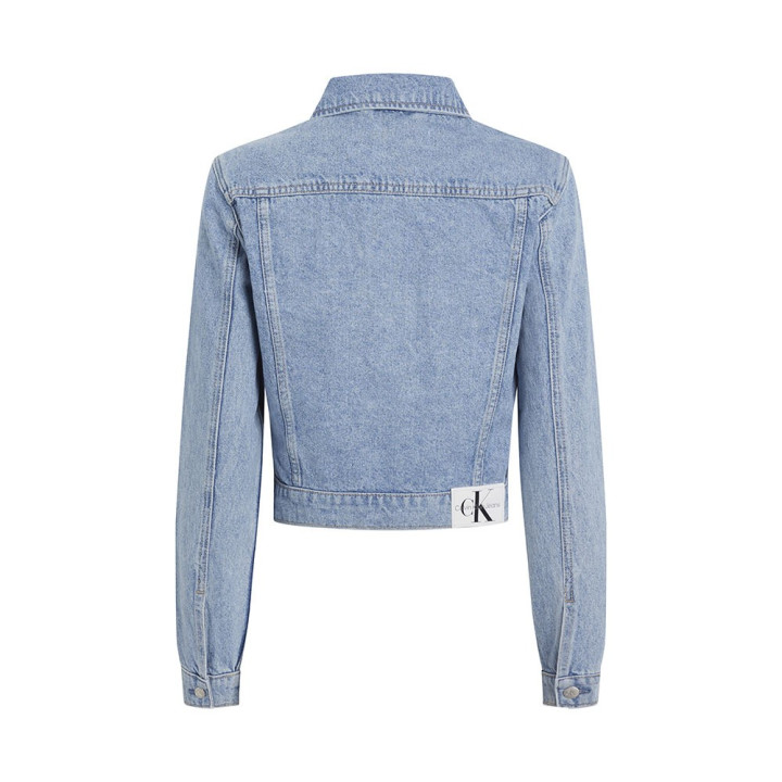 Calvin Klein Giacca Denim Azzurro Donna