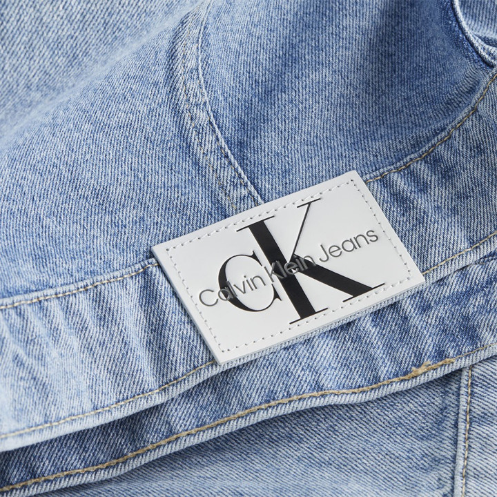 Calvin Klein Giacca Denim Azzurro Donna