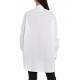 Replay Camicia Coreana Lunga Bianco Donna