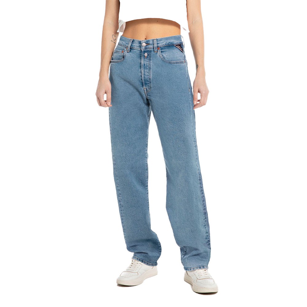 Image of Replay Jeans 901 L32 Azzurro Donna 26