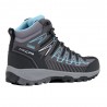 Trezeta Thunder Mid Wp Grigio Scuro Azzurro - Pedule Trekking Donna