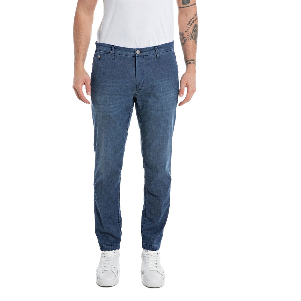 Replay Pantaloni Xlight + L32 Blu Uomo 30