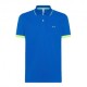 Sun 68 Polo Big Logo Fluo Blu Uomo