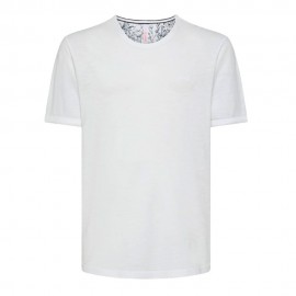 Sun 68 T-Shirt Fiammata Bianco Uomo