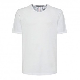 Sun 68 T-Shirt Fiammata Bianco Uomo