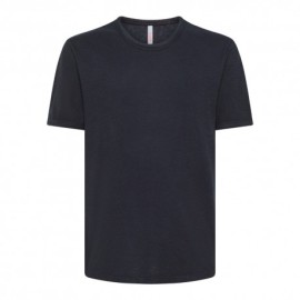 Sun 68 T-Shirt Fiammata Blu Uomo