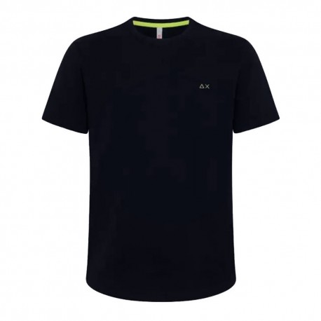 Sun 68 T-Shirt Piquet Blu Uomo