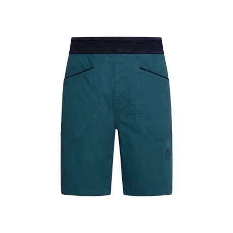 La Sportiva Pantaloni Corti Arrampicata Flatanger Hurricane Blu Uomo