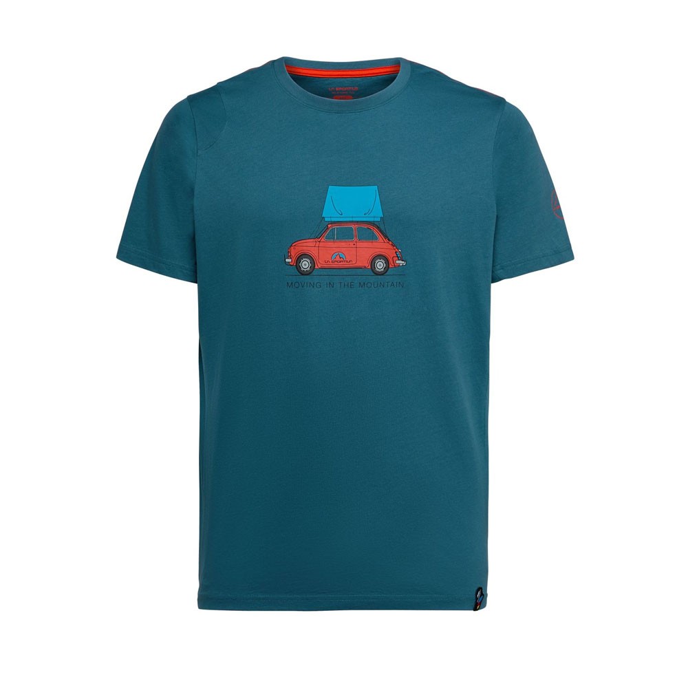 Image of La Sportiva T-Shirt Cinquecento Hurricane Blu Uomo L