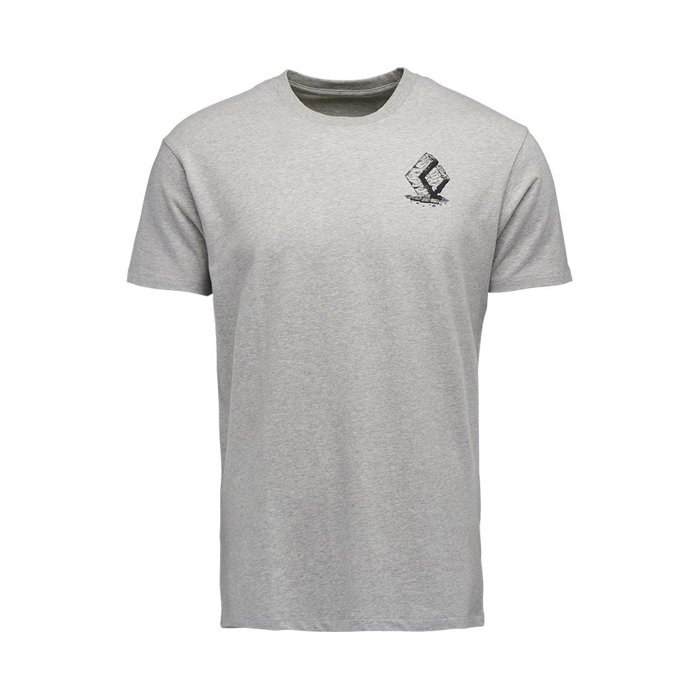 Black Diamond T-Shirt Boulder Grigio Uomo L