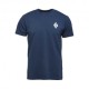 Black Diamond T-Shirt Equipment For Alpinist Indigo Uomo