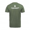 Black Diamond T-Shirt Equipment For Alpinist Verde Uomo