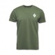 Black Diamond T-Shirt Equipment For Alpinist Verde Uomo