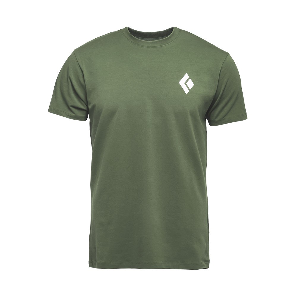 Black Diamond T-Shirt Equipment For Alpinist Verde Uomo XL