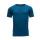 Devold T-Shirt Trekking Valldal Merino 130 Blu Uomo