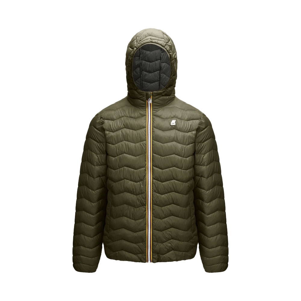 Image of K-Way Giacca Quilted Verde Uomo XL