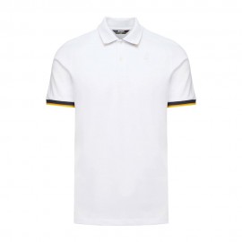 K-Way Polo Vincent Bianco Uomo