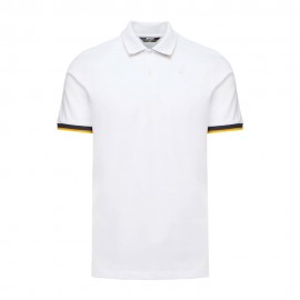 K-Way Polo Vincent Bianco Uomo