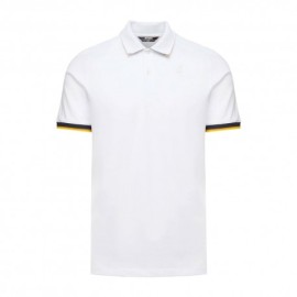 K-Way Polo Vincent Bianco Uomo