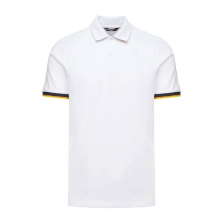 K-Way Polo Vincent Bianco Uomo