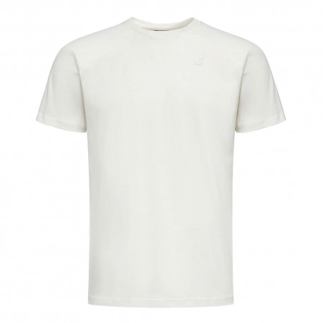 K-Way T-Shirt Edwing Bianco Uomo