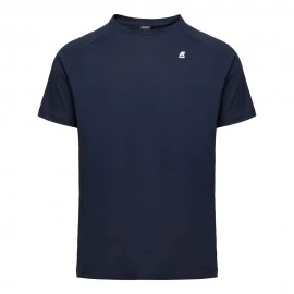 K-Way T-Shirt Edwing Blu Uomo