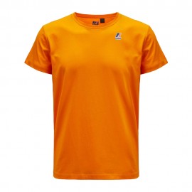 K-Way T-Shirt Le Vrai Arancio Uomo